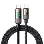 Cable USB-C 100W con pantalla y autoapagado