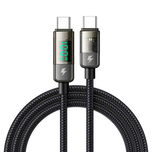 Cable USB-C 100W con pantalla y autoapagado