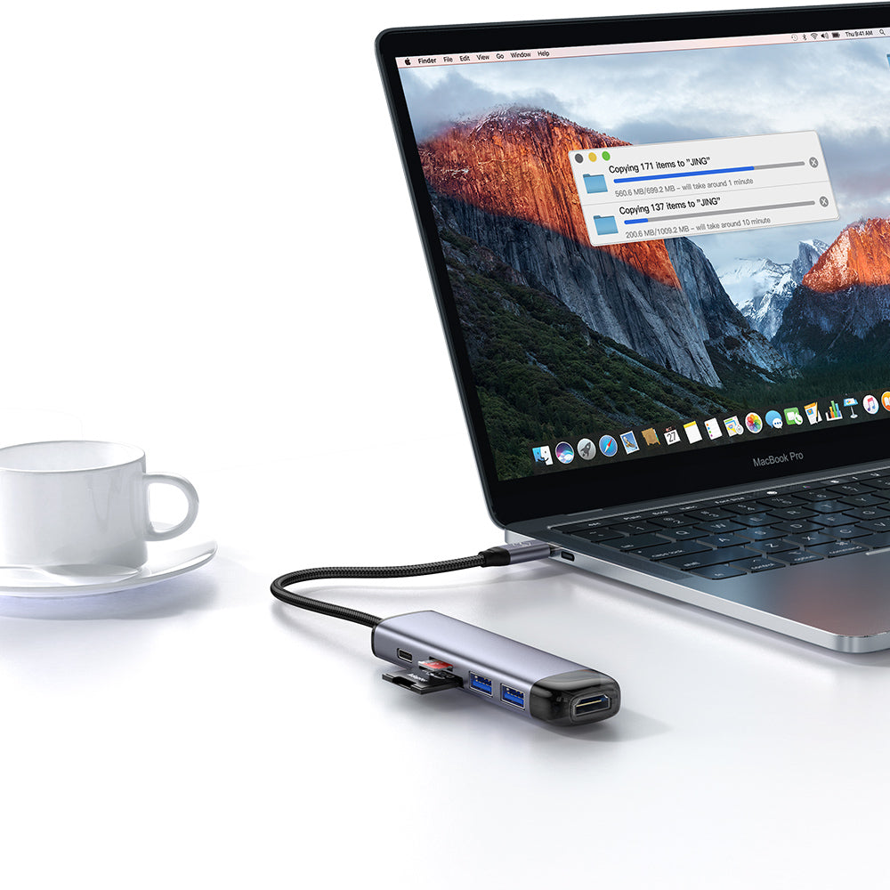 Hub USB-C 6 en 1 4K 100W