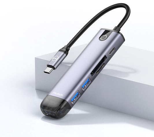 Hub USB-C 6 en 1 4K 100W