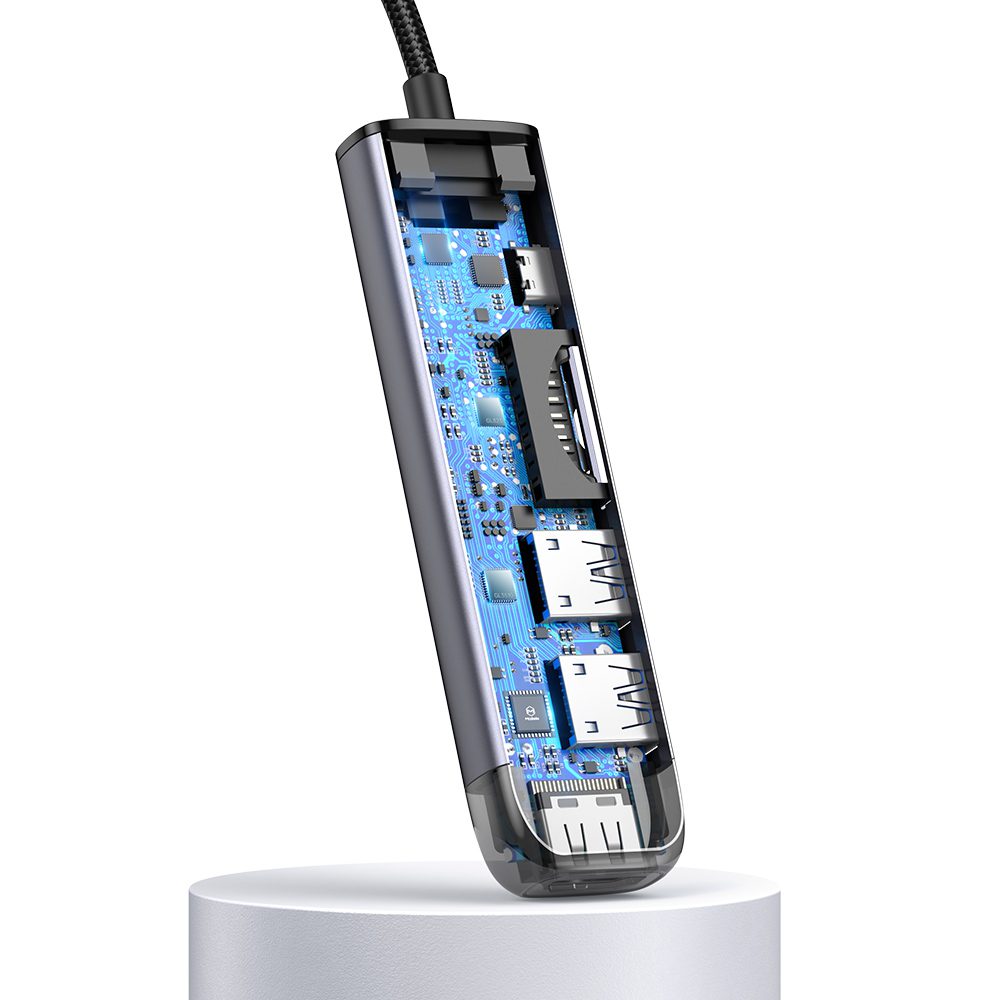Hub USB-C 6 en 1 4K 100W