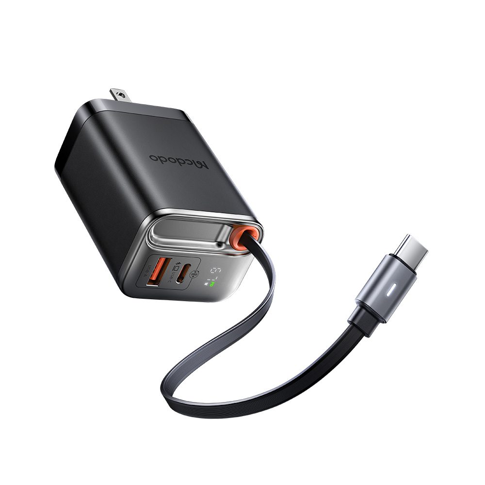 FreeGo — Cargador GaN 67W retráctil