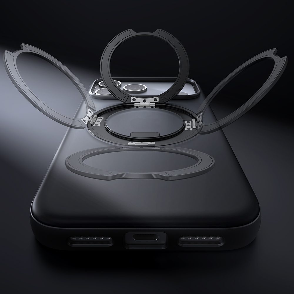 OBase 360° — Case magnético con Ring Stand